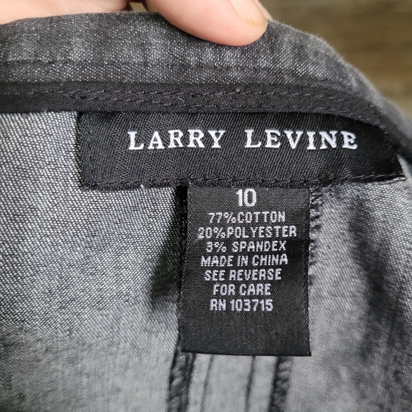 Black Demin Skirt Midi Flowy A Line sz 10 - Picture 8 of 11